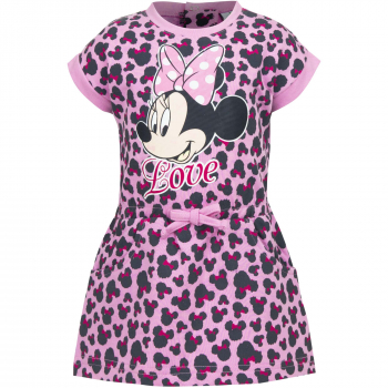 Minnie Mouse Kleid rosa / grau